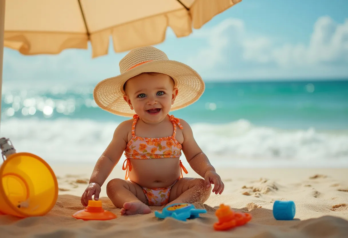 bébé maillot de bain