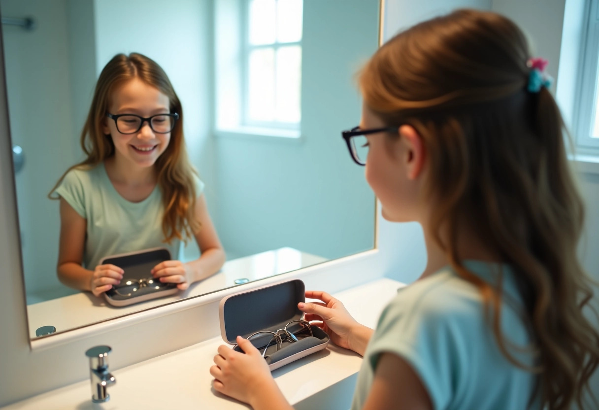 enfant lunettes