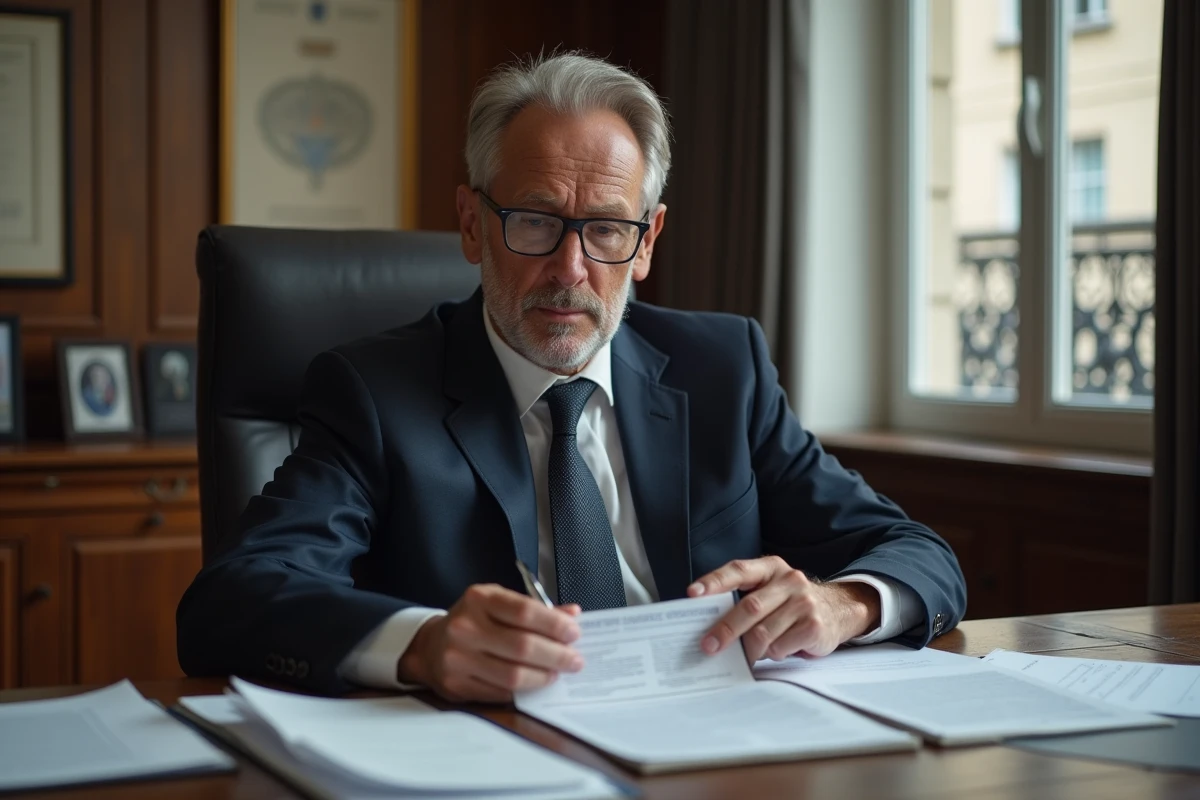 Avocat consultant le Code civil français pour conseiller sur l'article 220 et la solidarité des époux