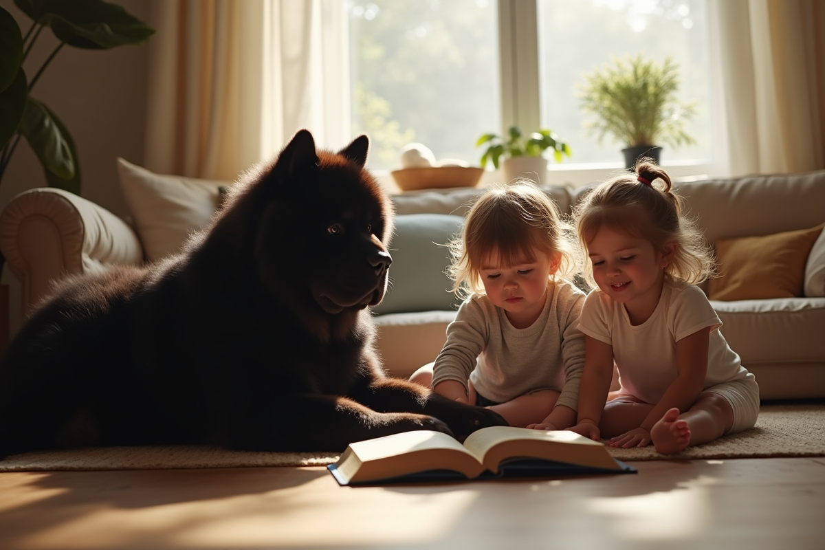 chow-chow enfants