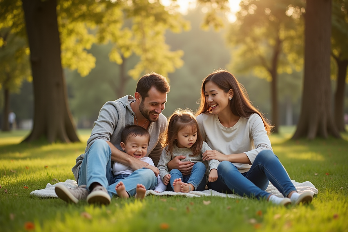 famille heureuse